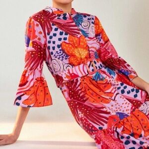 Farm Rio Lilac Colorful Party Dress